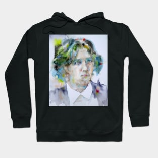 OSCAR WILDE watercolor portrait .13 Hoodie